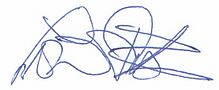 A signature.