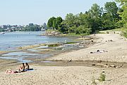 As of August 31 the lake stood at 94.19 feet, the lowest the lake has been since January of 2002. Photo by Lori Fisher.