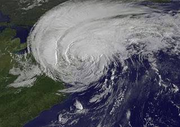 Tropical Storm Irene wreaked havoc in Vermont and Upstate New York. Photo by NASA/NOAA GOES Project.