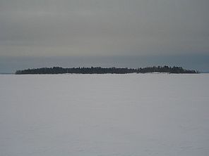 frozen lake